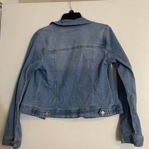 Cropped jean jacket